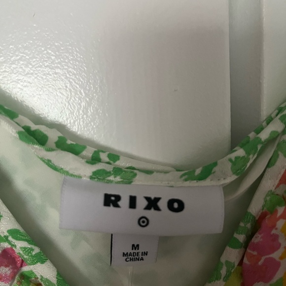 RIXO by Target Green Leopard/Floral Midi Dress - Picture 4 of 6